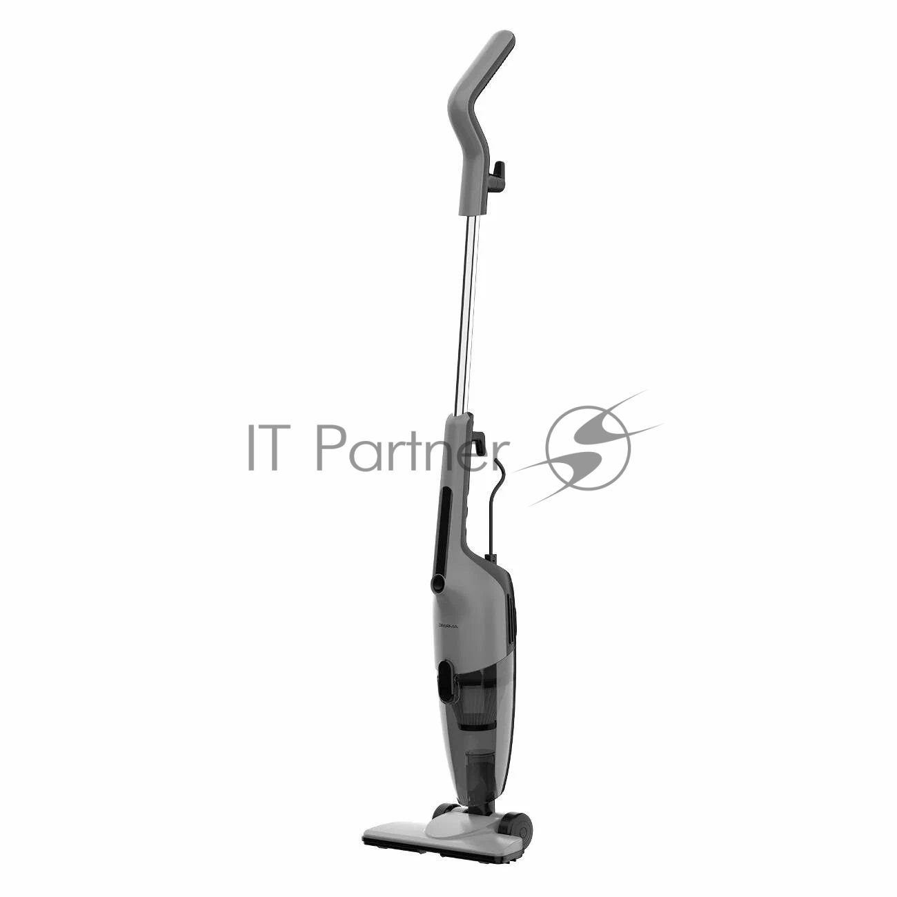 Пылесос вертикальный Deerma Combo DX600S черный/серый, питание от сети, 210 Вт, уборка сухая, пылесборник 1.2 л