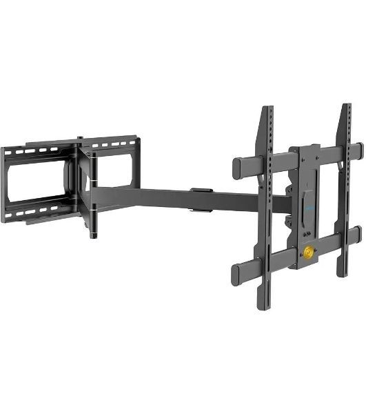 Кронштейн Kromax DIX-30 черный 2 шт/уп. Кр. стал. настенный для TV 32"-65", max 60 кг. 5 ст св., нак. ±10°, пов. ±90°, от ст. 85-1080 мм., max VESA 600x400 мм.