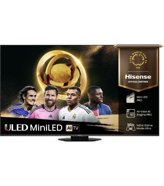 Телевизор Hisense 65" 65U8Q угольный/серый Mini LED UHD 48-165Hz Smart TV VIDAA U9