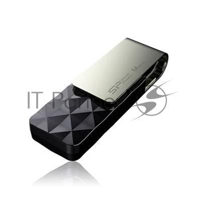 Флешка USB R/W Silicon Power R/W 8Gb Blaze B30 SP008GBUF3B30V1K USB3.0 черный