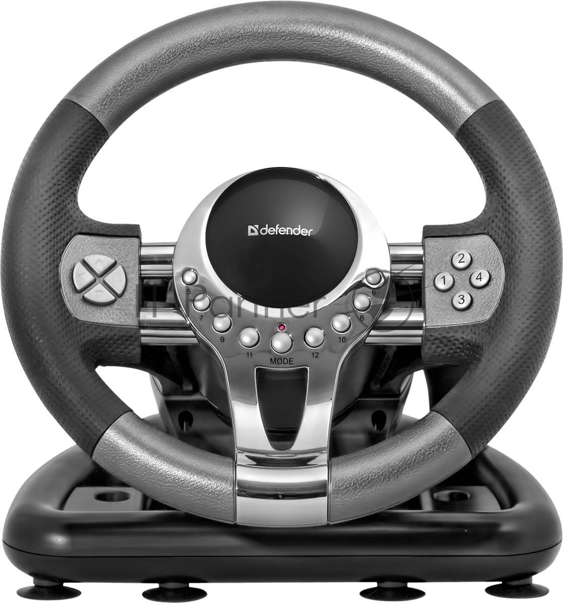 Игровой руль Defender FORSAGE 12 кн+2перекл.+1перекл. 8-ми позиц., USB