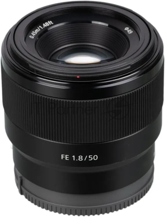 Объектив Sony SEL50F18F.SYX, 50 мм, f/1.8, фикс-объектив, компактный светосильный стандартный объектив с асферическим элементом, Sony E (FE), черный