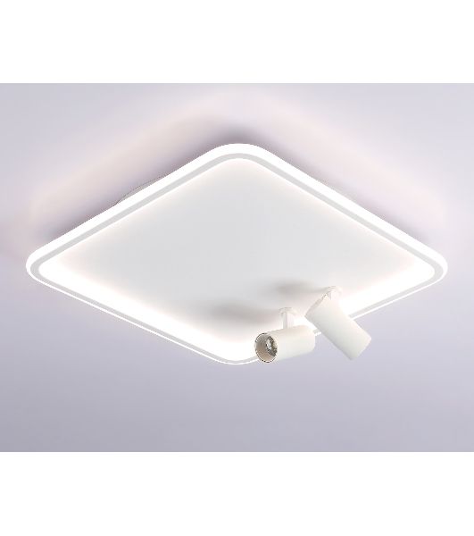 Светильник Ambrella light FL5114/1+2 WH белый 97W 3000K-6400K 480*480*130 (ПДУ ИК)