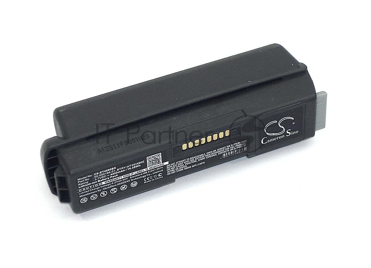 Аккумуляторная батарея CameronSino CS-ET4090BX для терминала сбора данных Symbol WT4000 3,7V 4400mAh