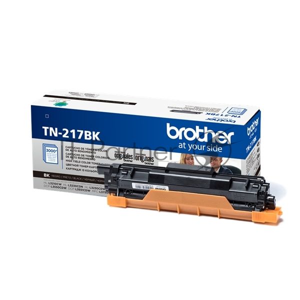 Картридж лазерный Brother TN217BK черный для MFC-L3770CDW, DCP-L3550CDW, HL-L3230CDW 3000 стр.