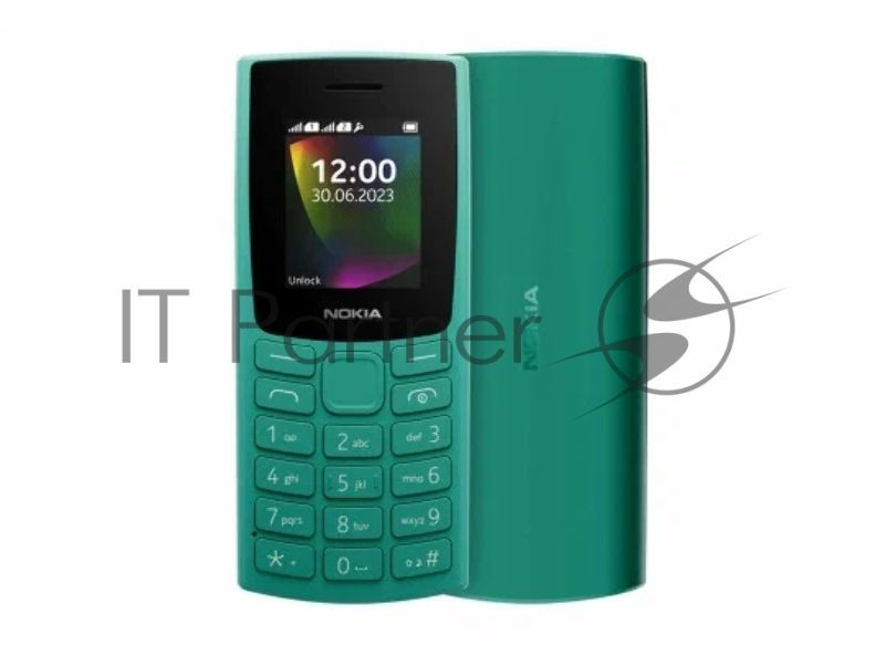 Мобильный телефон Nokia 106 TA-1564 DS EAC 4/4Mb, зеленый
