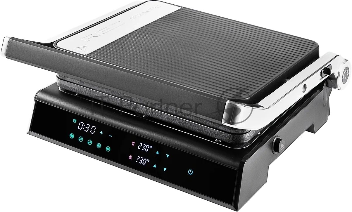 Гриль электрический Red Solution G807D 1950Вт черный