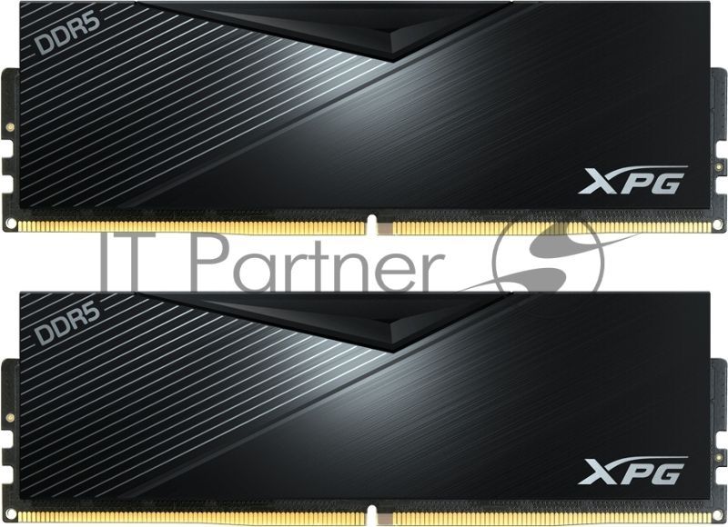 Оперативная память XPG Lancer, DDR5, 64GB (2x32GB), 6400MHz, CL32, DIMM, с радиаторами, черный