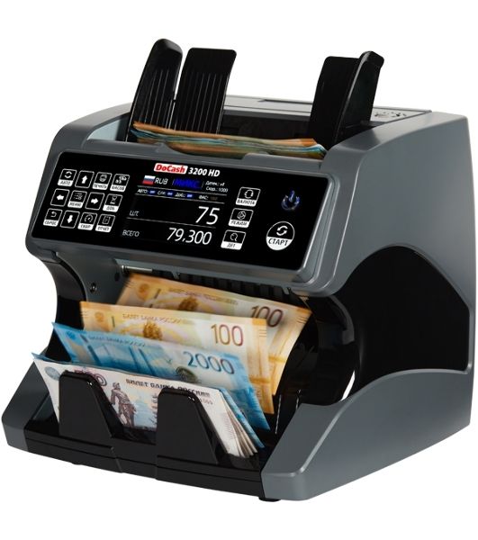 Счетчик банкнот DoCash 3200 HD автоматический мультивалюта