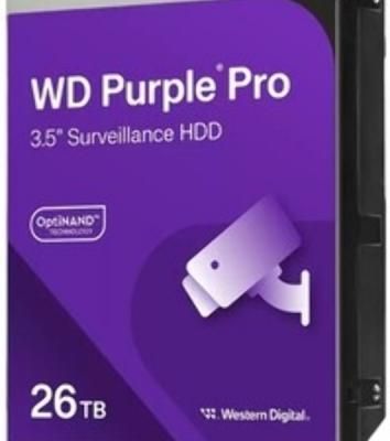 Жесткий диск WD SATA-III 26TB WD260PURP Purple Pro (7200rpm) 512Mb 3.5"