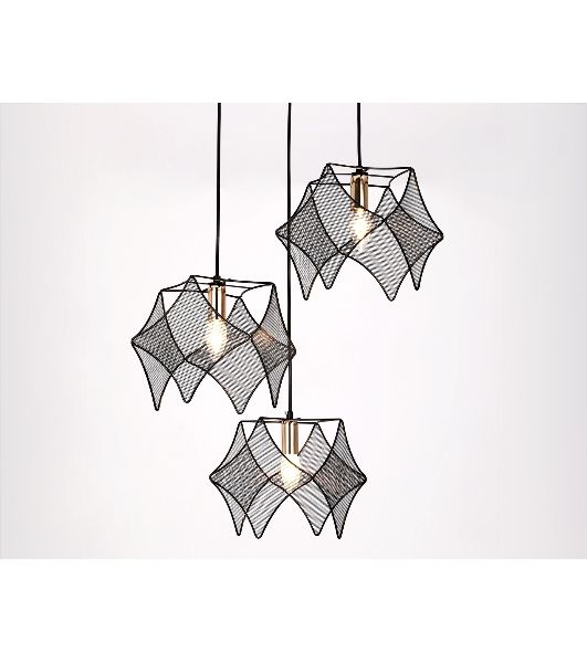 Светильник Ambrella light TR8427/3 BK/GD черный/золото E14/3 max 40W D510*1000