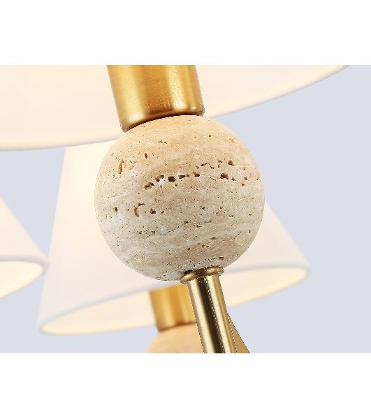 Люстра Ambrella light LH75162/7 BS/FR латунь/белый матовый E14*7 max 40W D890*580