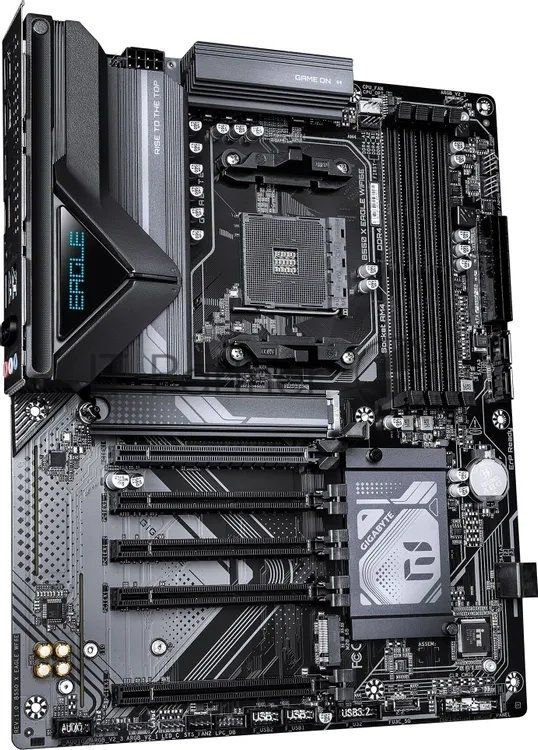 Материнская плата Gigabyte B550 X EAGLE WIFI6E, AM4, AMD B550, 4xDDR4, 4xSATA 6Gb/s, 2xM.2, 1xPCIe 4.0 x16, 4xPCIe 3.0 x1, 1xHDMI, 1x 2.5Gb LAN, 4xUSB 2.0, 3xUSB 3.2 Gen 1, 1xUSB 3.2 Gen 2, 1xUSB Type-C, 3x3.5 мм, 7.1, ATX
