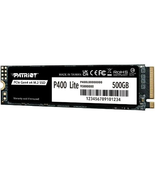 Накопитель SSD Patriot P400 Lite 500Gb (P400LP500GM28H)