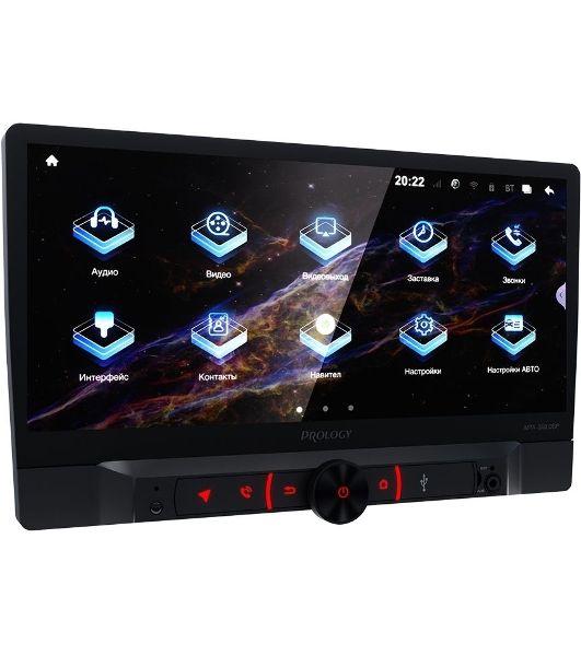 Автомагнитола Prology MPA-300 DSP, 2 DIN, 10.1", Android 10, Bluetooth, USB Type-A, AUX, GPS, 4G, пульт ДУ