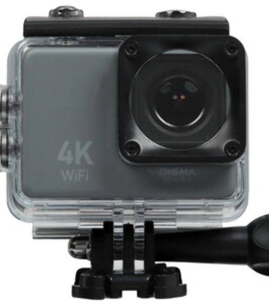 Экшн-камера Digma DiCam 810 серый
