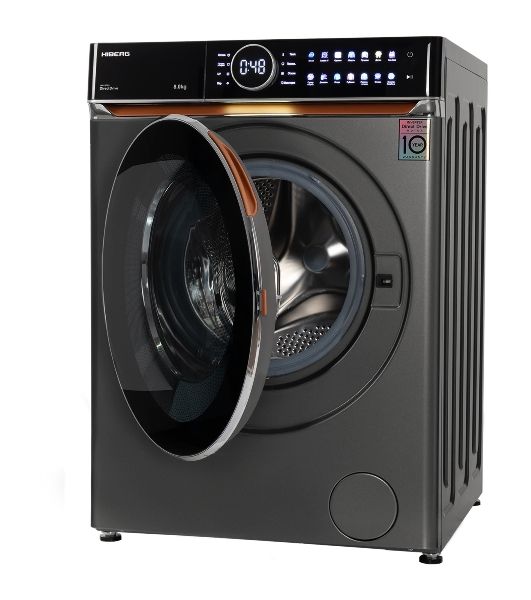 Стиральная машина HIBERG i-DDQ10 - 814 Sd Темно-серый загр. фронтальная макс.: 8 кг 1400 об/мин класс: А+++