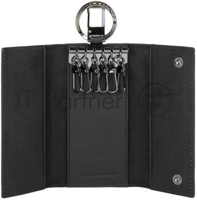 Ключница Piquadro Black Square PC1397B3/N черный натур.кожа