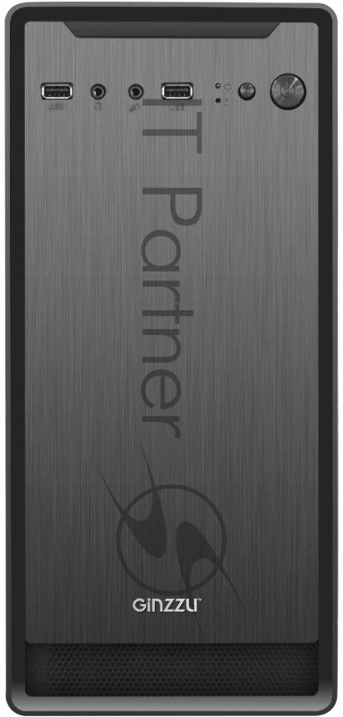 Компьютерный корпус GINZZU (17220) B180 2*USB 2.0,AU