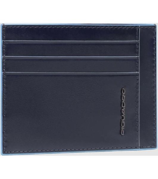 Картхолдер Piquadro Blue Square PP2762B2R/BLU2 синий, натуральная кожа