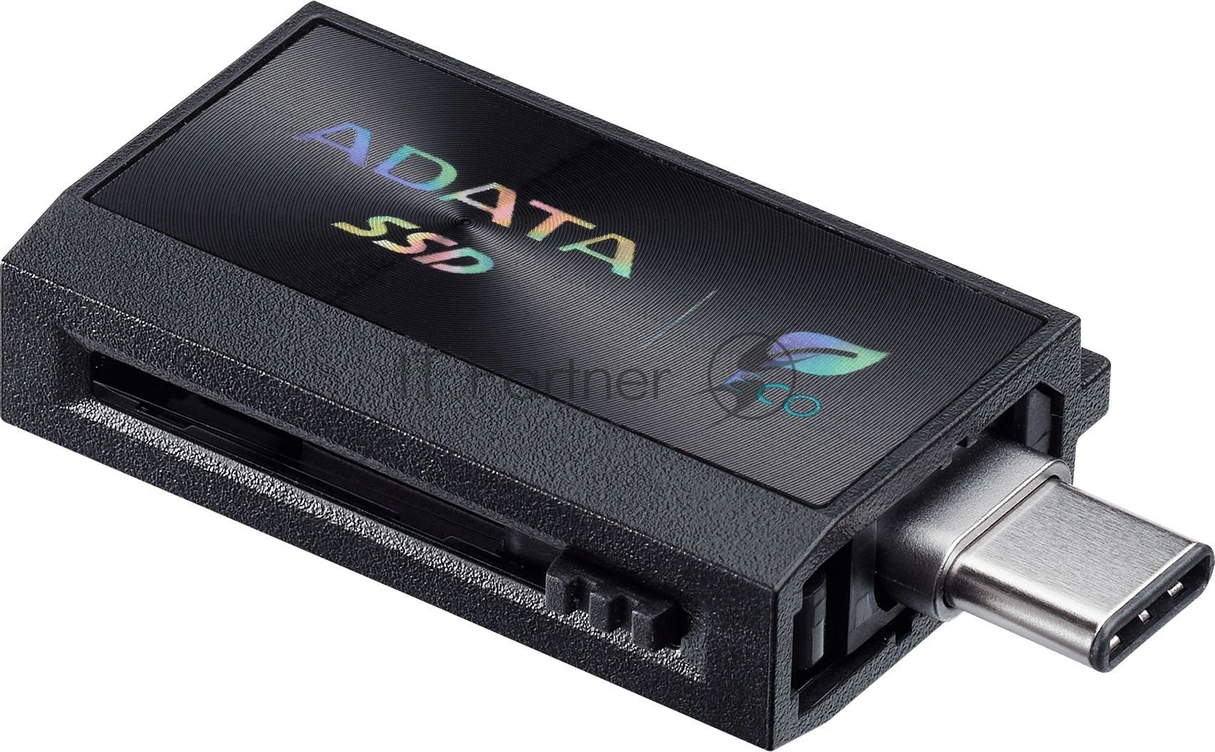 Внешний SSD ADATA SC730, 512 Gb, USB 3.2 Gen 2 Type-A/Type-C, R/W 600/600, черный