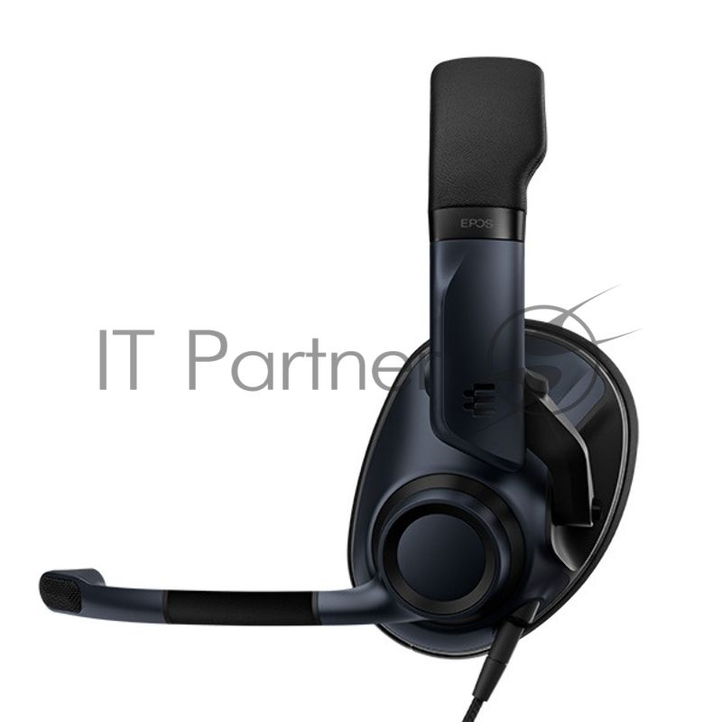 Игровая гарнитура EPOS H6 PRO Closed чёрная (Sennheiser, mini jack 3.5 мм, PC / Soft phone, PS4, Xbox One, Nintendo Switch, Mac OSX, PS5, Xbox Series X)