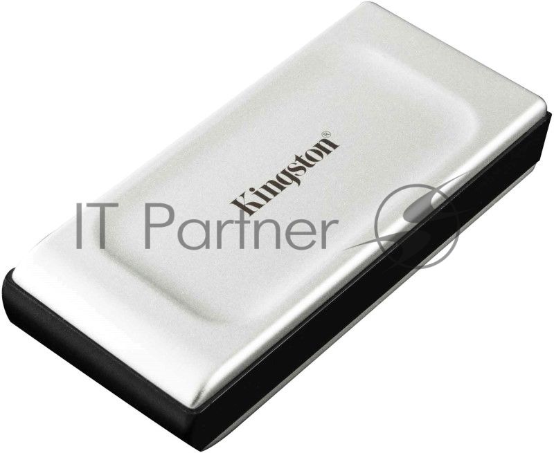 Внешний SSD Kingston XS2000, 2TB, USB 3.2 Gen 2x2 Type-C, R/W 2000/2000, серебристый
