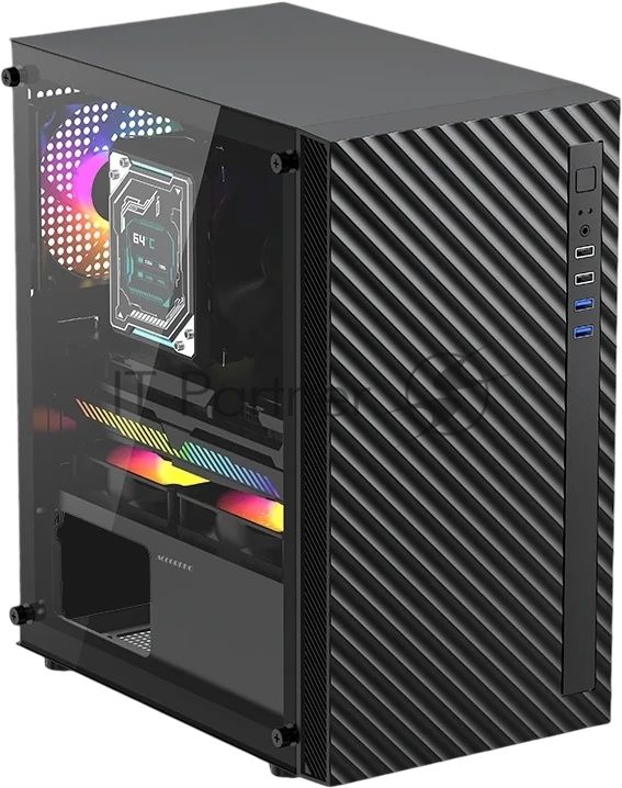 Корпус ACCORD ACC-508, Mini-Tower, чёрный