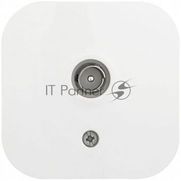 Розетка телевизионная Quteo TV БЕЛ Quteo Розетка TV БЕЛ