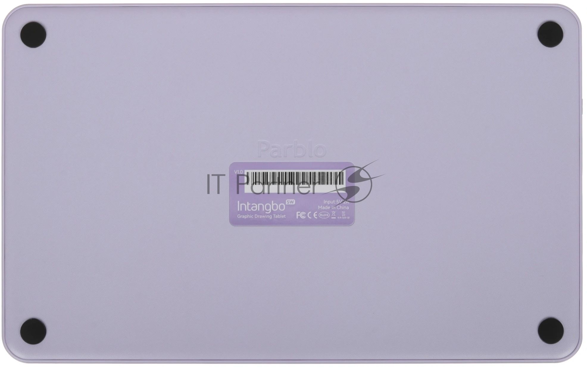 Графический планшет Parblo Intangbo SW USB Type-C фиолетовый