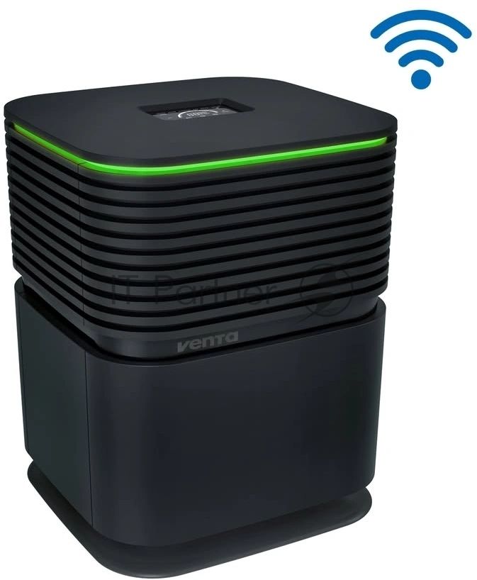Мойка воздуха Venta AeroStyle Compact AW735 черный, 50 м², 6 л, холодное испарение, HEPA-фильтр, угольный фильтр, ночной режим