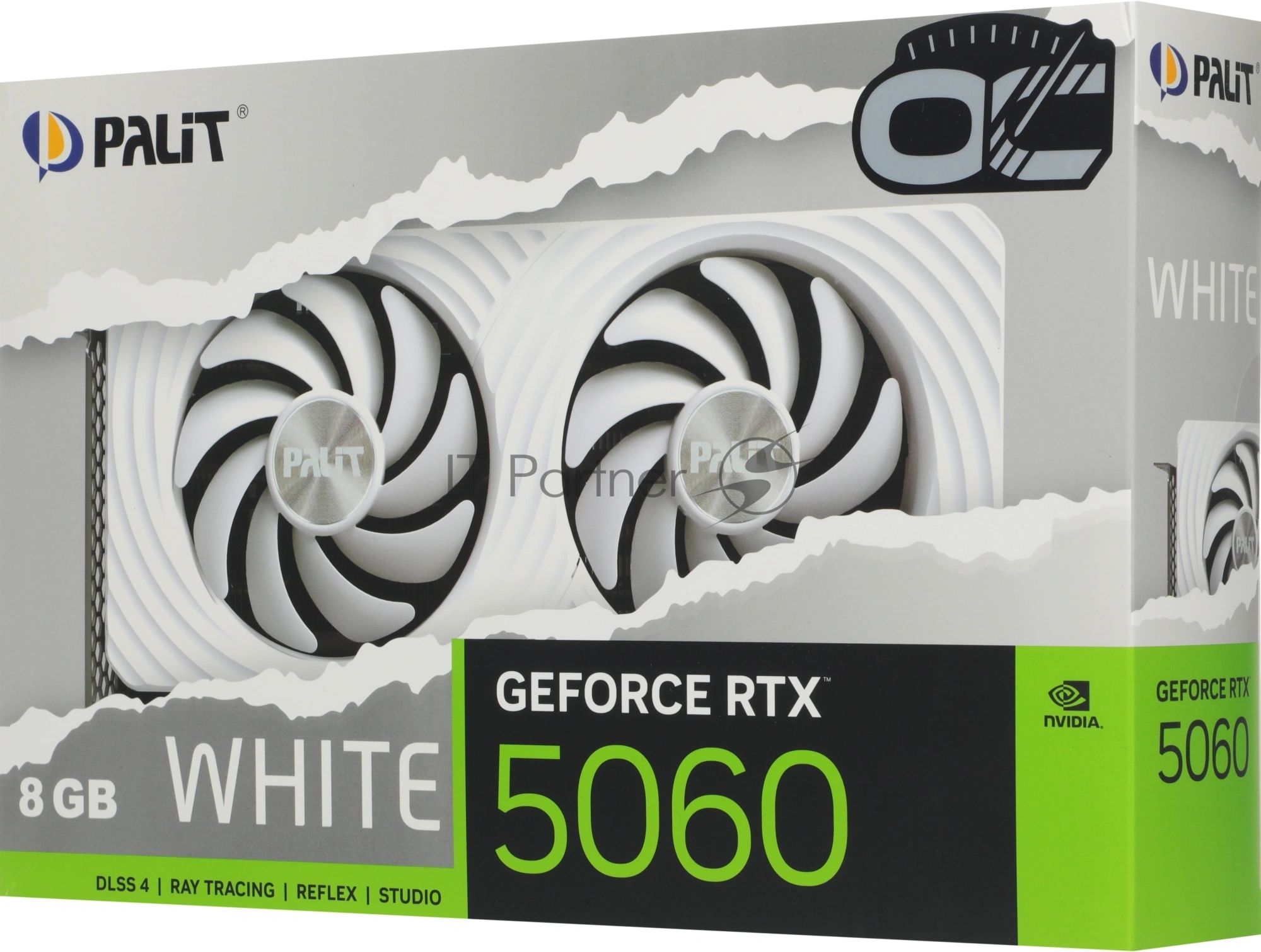 Видеокарта Palit PCIE16 RTX 5060 8Gb PA-RTX 5060 WHITE OC 8Gb белый