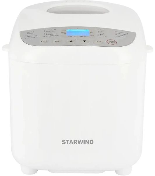 Хлебопечка Starwind SBM2085 белый/серебристый, 600 Вт, 1.0 кг, 19 программ