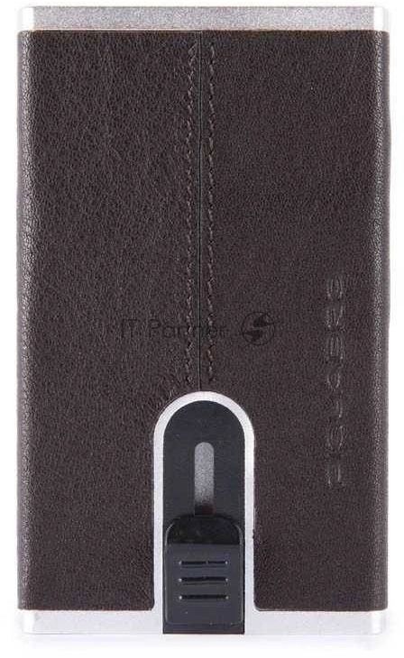 Картхолдер Piquadro Black Square PP4825B3R/TM коричневый, натуральная кожа