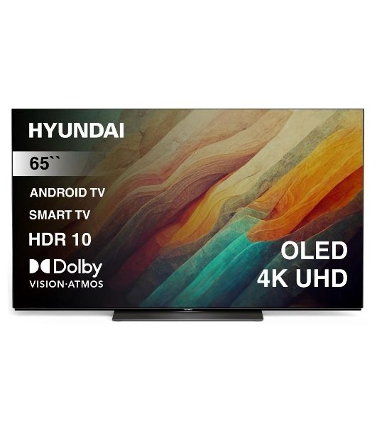 Телевизор Hyundai 65" H-LED65OBU7700 черный OLED UHD 120Hz Smart TV