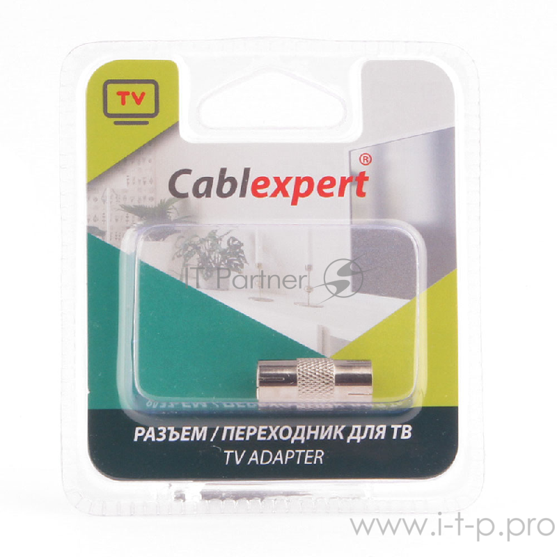 Переходник Cablexpert APL-TVFTVF-01, TV (мама)/TV (мама), блистер