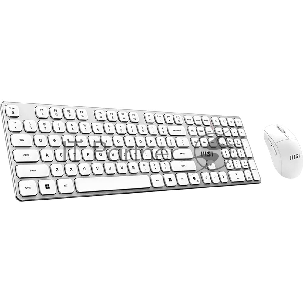 Комплект клавиатура и мышь MSI FORGE K210 W COMBO WHITE RU