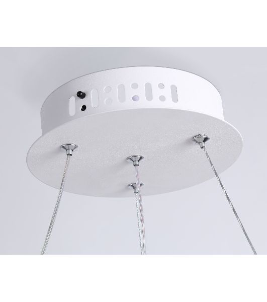 Подвесной светодиодный светильник Ambrella light FL5367/2+1 WH белый 47W 3000K-6400K D480*1200 (ПДУ ИК)