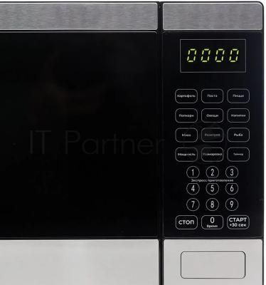 Микроволновая печь Horizont 25L SOLO черная/серебро HSD254BX 850W