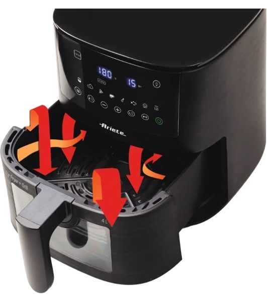 Аэрофритюрница Ariete 4633 Glass DGT Bk
