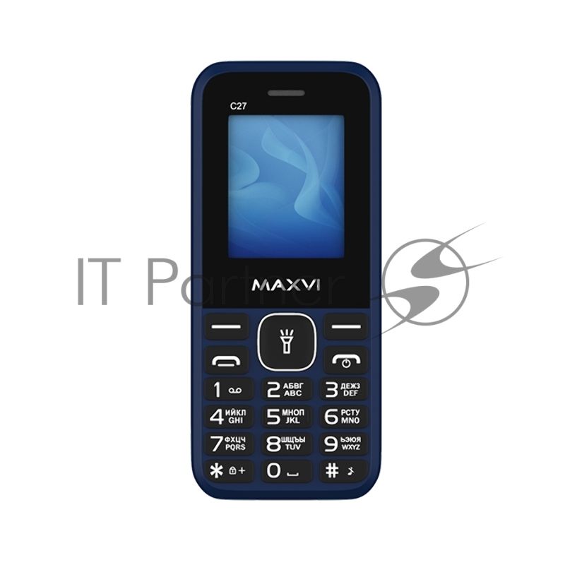 Мобильный телефон Maxvi C27 синий