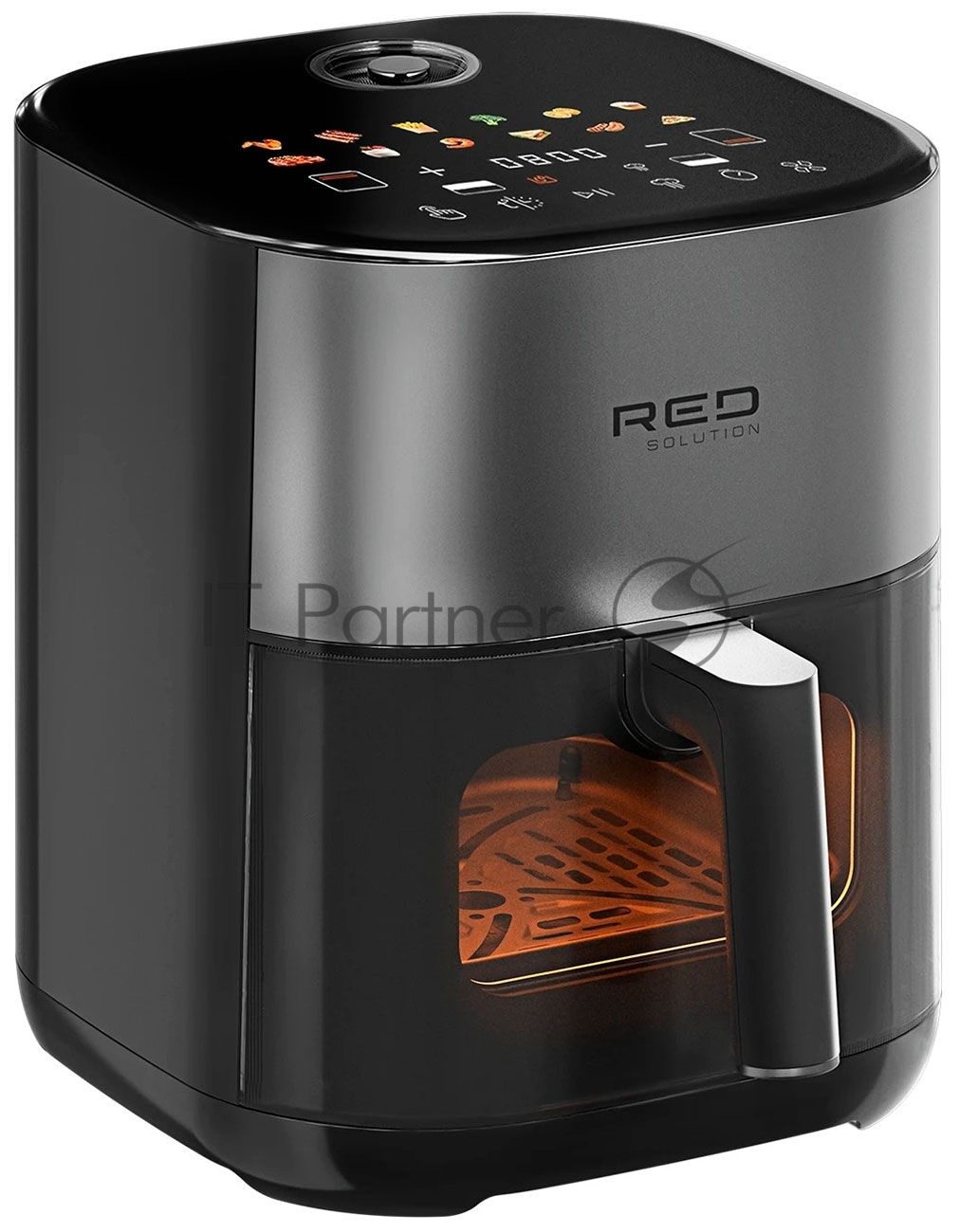 Аэрогриль Red Solution PURE STEAM WS270 черный/серый, 2100 Вт, 6 л, сенсор, 12 программ