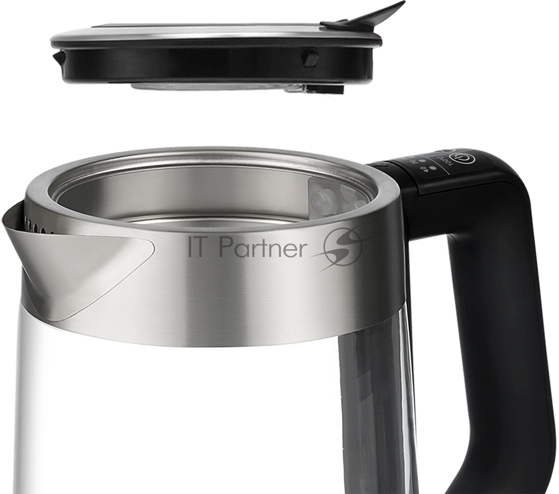 Чайник электрический POLARIS PWK1725CGLD WIFI IQ Home, 1,7 л, 2200 Вт, стекло