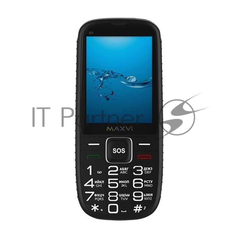 Мобильный телефон Maxvi B9 черный