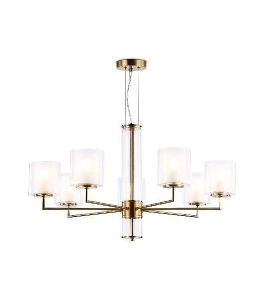 Люстра Ambrella light LH56013/7 BS/FR латунь/белый матовый E14*7 max 40W D790*1260