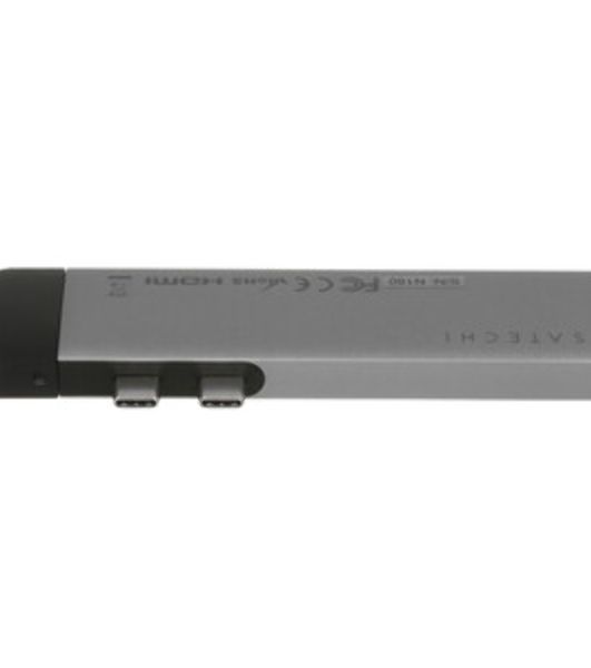 USB-концентратор Satechi ST-TCPHES, USB Type-C, USB 3.0/RJ-45/USB Type-C/HDMI/microSD, USB