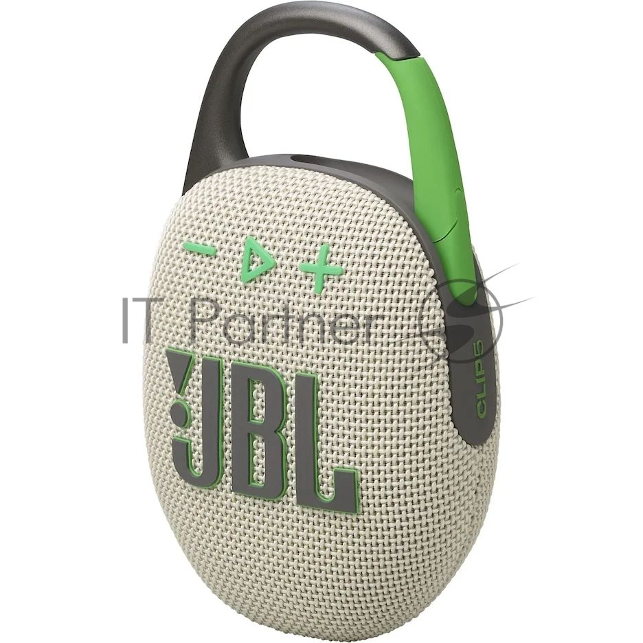 Колонка портативная JBL Clip 5 песочный 7W Mono BT 10м 1400mAh