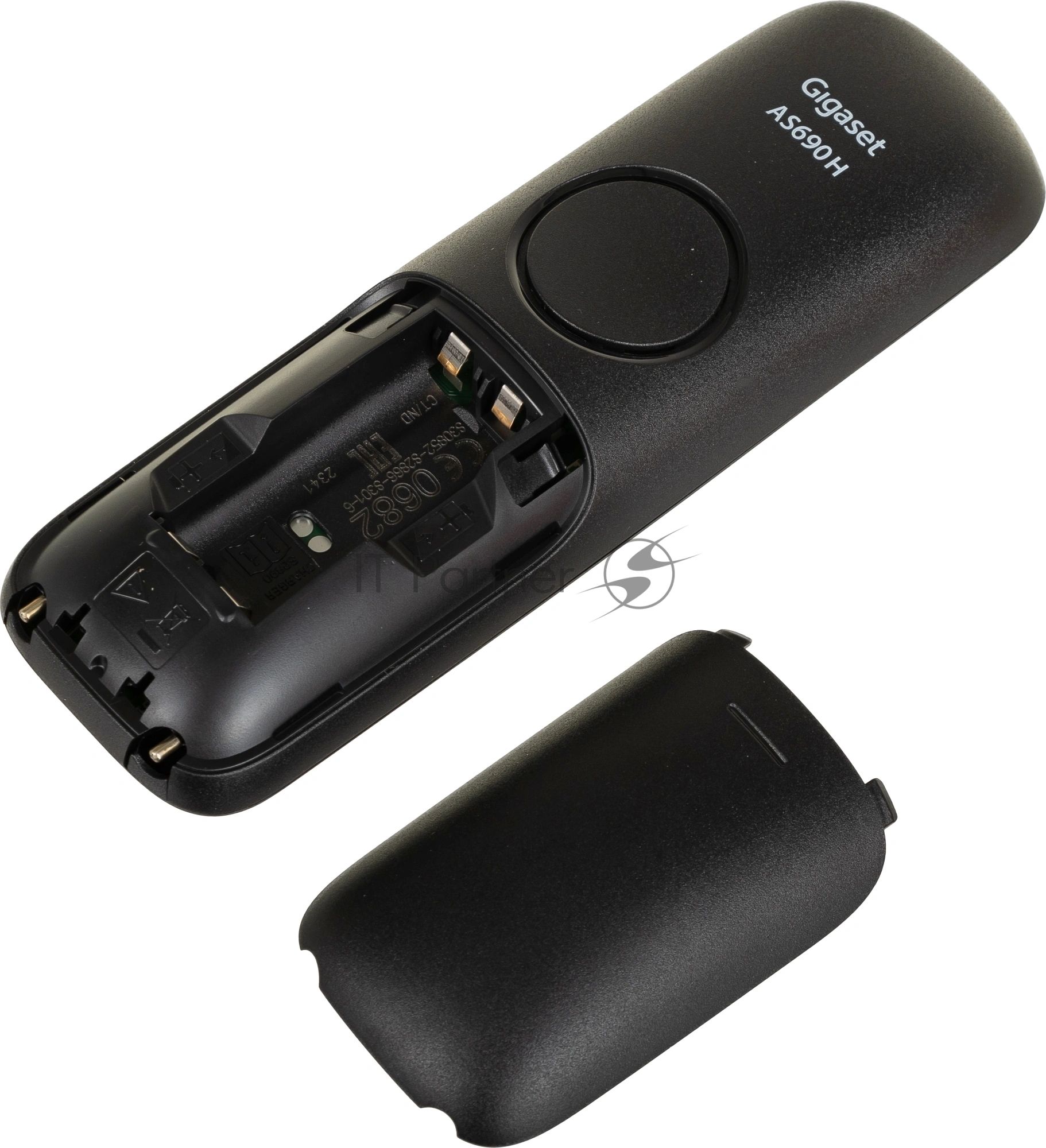 Радиотелефон Dect Gigaset AS690 SYS черный АОН