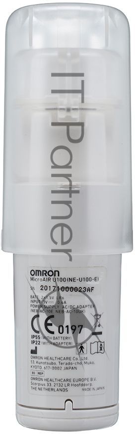 Ингалятор Omron U100 NE-U100-E ультразвуковой стационарный белый/серый