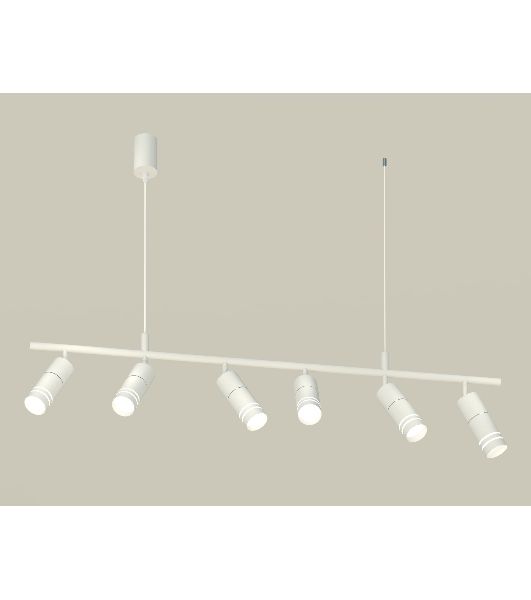 Светильник Ambrella light XB9005150/6 SWH/FR/PSL белый песок/белый матовый/серебро полированное MR16 GU5.3